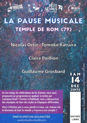 Pause Musicale - Temple de Rom - 20h30
