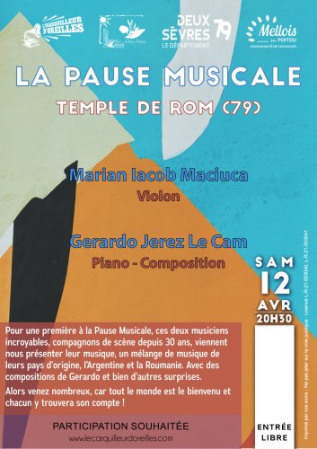 Pause Musicale - Temple de Rom - 20h30