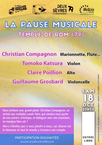 Pause Musicale - Temple de Rom - 20h30