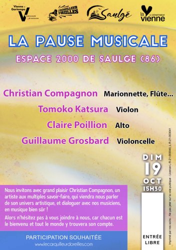 Pause Musicale - Espace 2000 de Saulgé (86) - 15h30