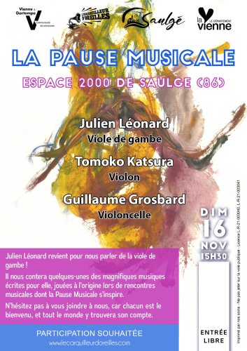 Pause Musicale - Espace 2000 de Saulgé - 15h30