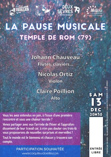 Pause Musicale - Temple de Rom - 20h30