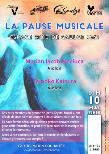 Pause Musicale - Espace 2000 de Saulgé - 15h30
