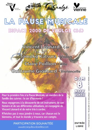 Pause Musicale - Espace 2000 de Saulgé - 15h30