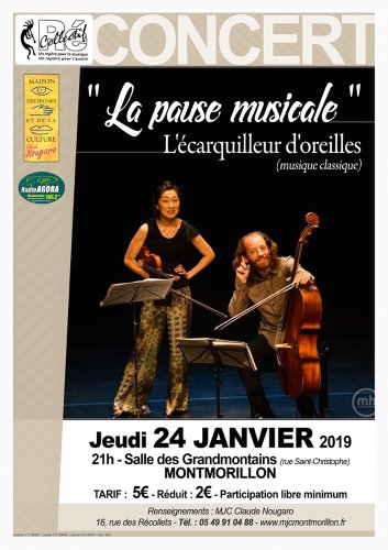Pause Musicale - Salle des Grandmontains - Montmorillon - 21h