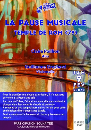 Pause Musicale - Temple de Rom (79) - 20h30