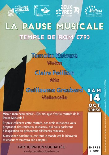 Pause Musicale - Temple de Rom (79) - 20h30