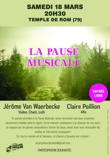 Pause Musicale - Temple de Rom - 20h30
