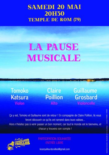 Pause Musicale - Temple de Rom - 20h30