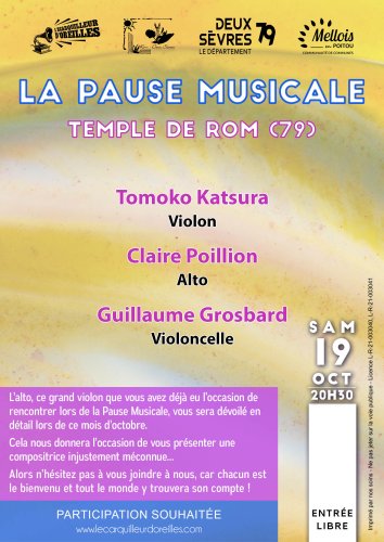 Pause Musicale - Temple de Rom - 20h30