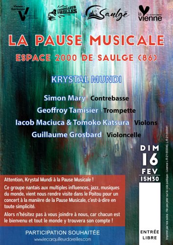 Pause Musicale - Espace 2000 de Saulgé (86) - 15h30