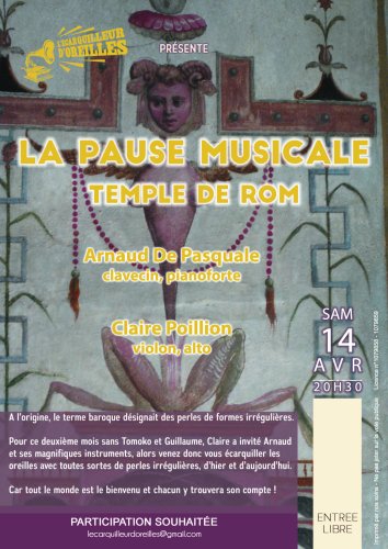 Pause Musicale - Temple de Rom (79) - 20h30