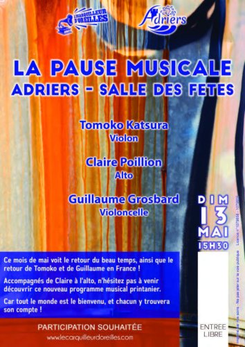 Pause Musicale - Salle des Fêtes d'Adriers (86) - 15h30