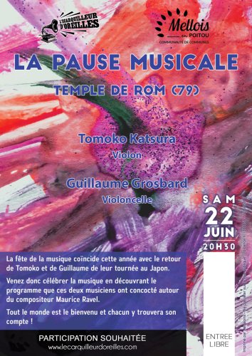 Pause Musicale - Temple de Rom (79) - 20h30