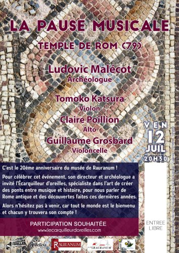Pause Musicale - Temple de Rom (79) - 20h30