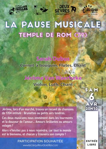 Pause Musicale - Temple de Rom (79) - 20h30